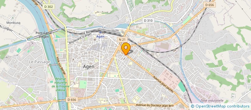 localisation de l'entreprise L HESPERIDE à AGEN