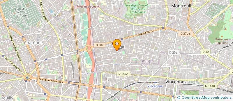 localisation de l'entreprise L'HESTER à MONTREUIL