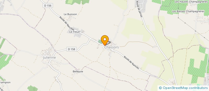 localisation de l'entreprise L'HESTIA  CHASSORS