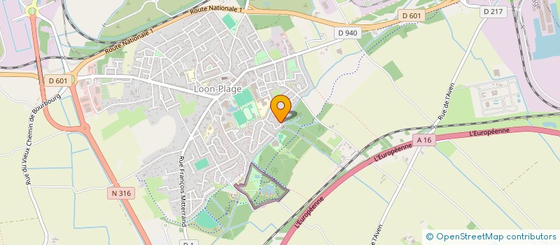 localisation de l'entreprise L'HEUR DE MELAME  LOON-PLAGE