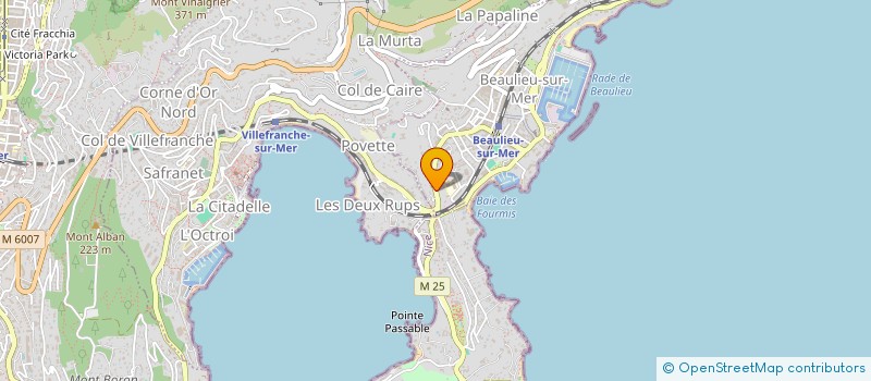 localisation de l'entreprise L'HEURE BLEUE à BEAULIEU-SUR-MER