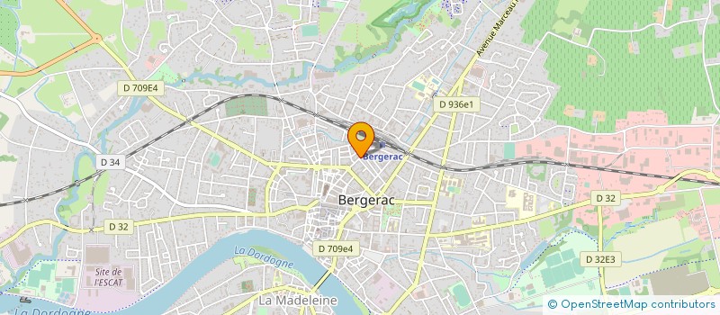 localisation de l'entreprise L'HEURE BLEUE à BERGERAC