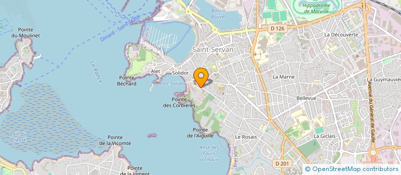 localisation de l'entreprise L' HEURE BLEUE  SAINT-MALO