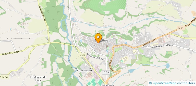 localisation de l'entreprise L HEURE D ETE  MOISSAC