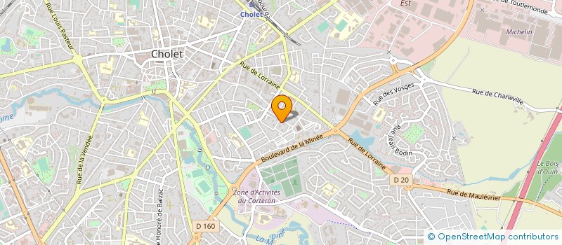 localisation de l'entreprise L'HEURE DE RIRE à CHOLET