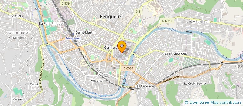 localisation de l'entreprise L HEURE DES THES à PERIGUEUX