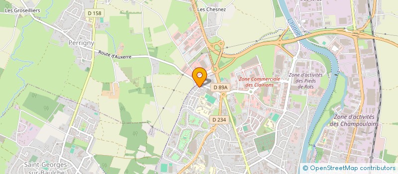 localisation de l'entreprise L'HEURE DU LIVRE à AUXERRE
