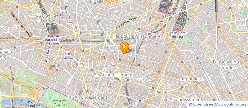 localisation de l'entreprise L HEURE GOURMANDE à PARIS