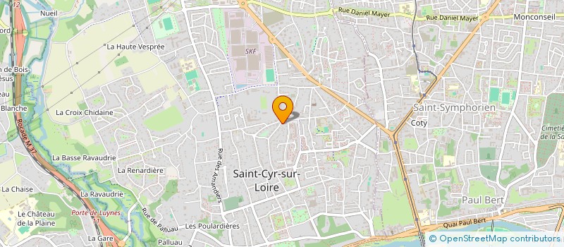 localisation de l'entreprise L'HEURE ZEN à SAINT-CYR-SUR-LOIRE