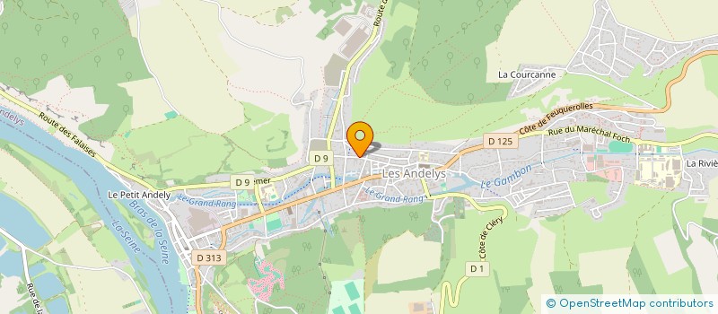 localisation de l'entreprise L'HEUREUX CYCL'EURE à LES ANDELYS