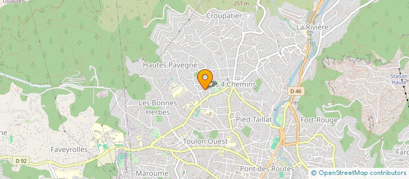 localisation de l'entreprise L'HEUREUX NOUVEAU à TOULON