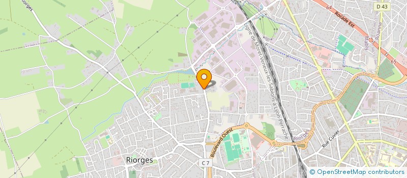 localisation de l'entreprise L'HEUREUX TALENT à RIORGES