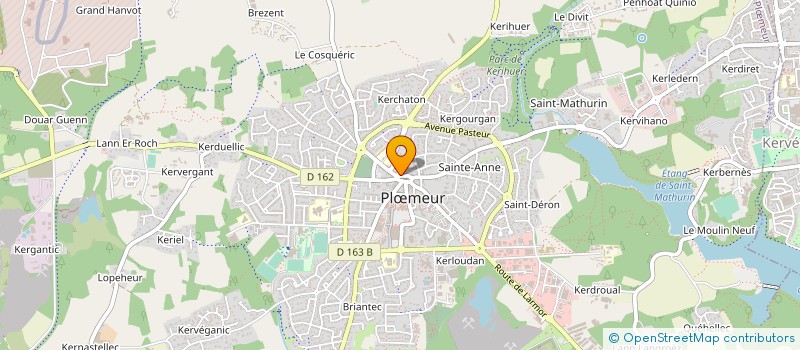 localisation de l'entreprise L'HEXAGONALE à PLOEMEUR