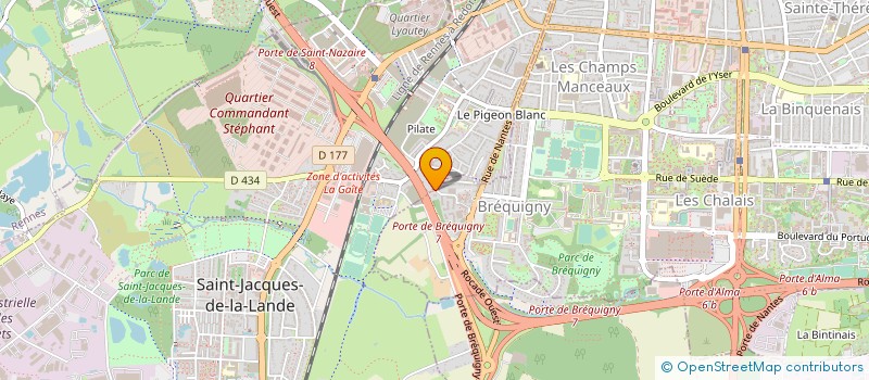 localisation de l'entreprise L HEXAGONE à RENNES