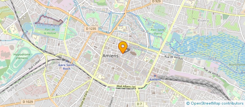 localisation de l'entreprise L'HEXAGONE VIN ET CHAMPAGNE  AMIENS