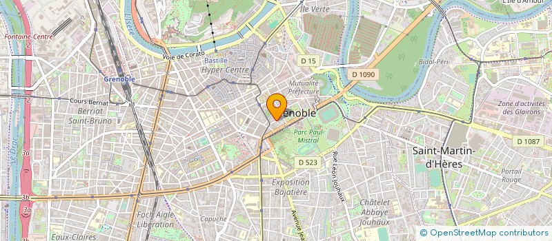 localisation de l'entreprise L HIBISCUS  GRENOBLE