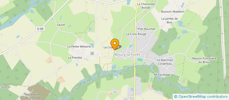 localisation de l'entreprise L'HIBISCUS à BOUZY-LA-FORET