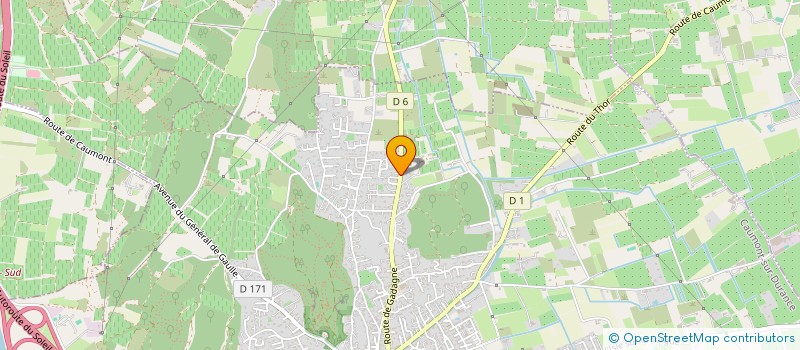 localisation de l'entreprise L'HIBISCUS  L'ISLE-SUR-LA-SORGUE