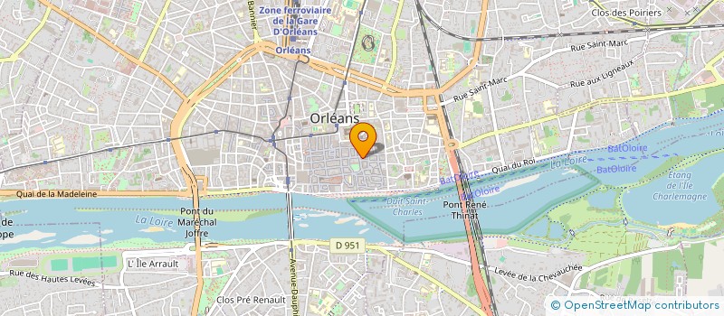 localisation de l'entreprise L'HIBISCUS à ORLEANS