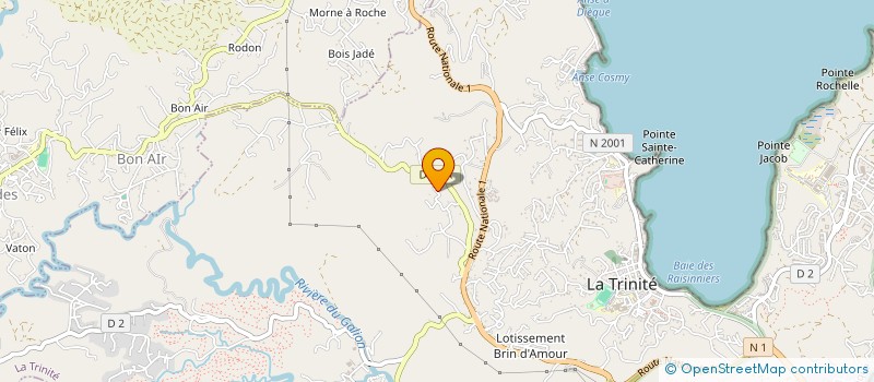 localisation de l'entreprise L'HIBISCUS EURL  TRINITE