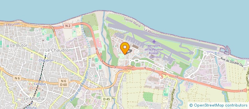 localisation de l'entreprise L'HIBISCUS GLACIE  SAINTE-MARIE