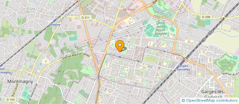 localisation de l'entreprise L'HIBOU  SARCELLES