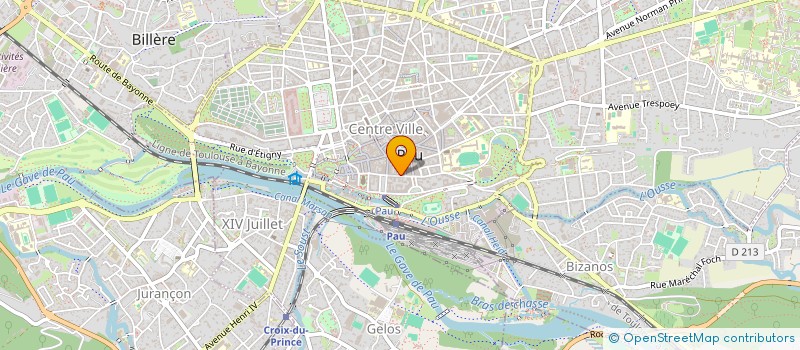 localisation de l'entreprise L'HICEO à PAU