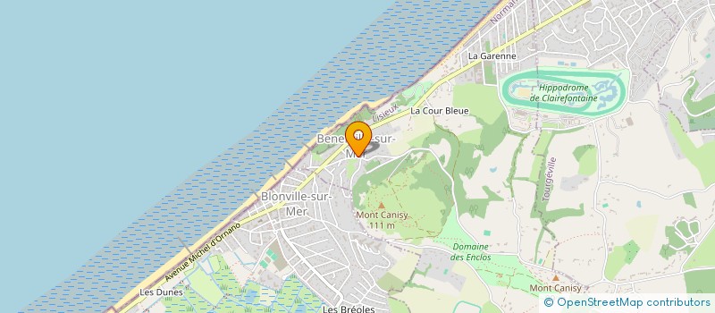 localisation de l'entreprise L'HIPPOCAMPE à BENERVILLE-SUR-MER