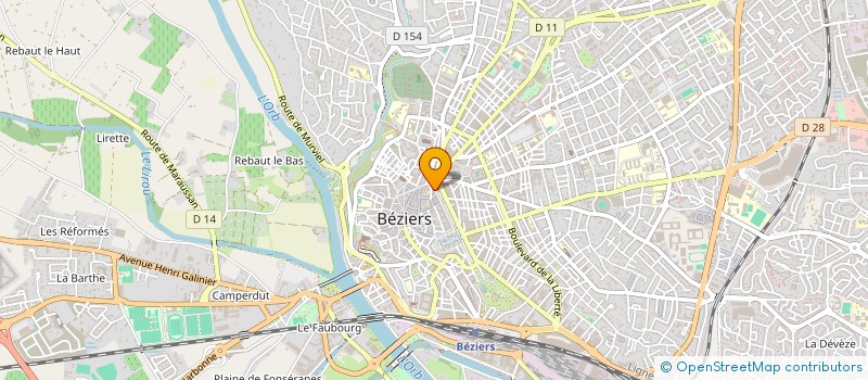 localisation de l'entreprise L'HIPPOCAMPE  BEZIERS