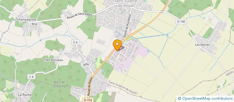 localisation de l'entreprise L' HIPPOCAMPE  SAINT-SULPICE-DE-ROYAN