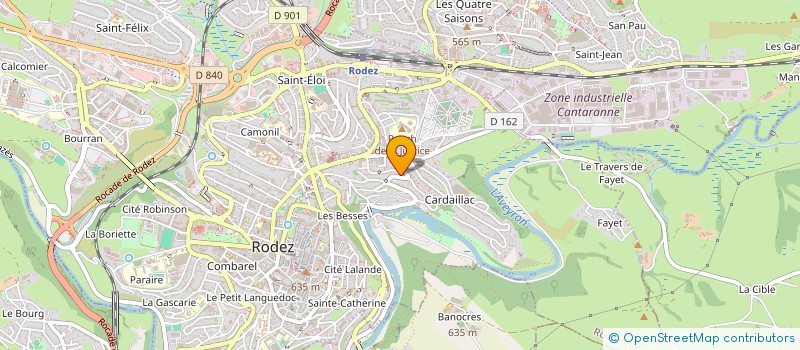 localisation de l'entreprise L'HIPPOCAMPE  RODEZ