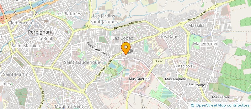 localisation de l'entreprise L'HIPPOCAMPE BIS à PERPIGNAN