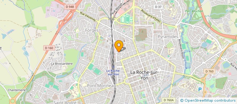 localisation de l'entreprise L'HIRONDELLE à LA ROCHE-SUR-YON