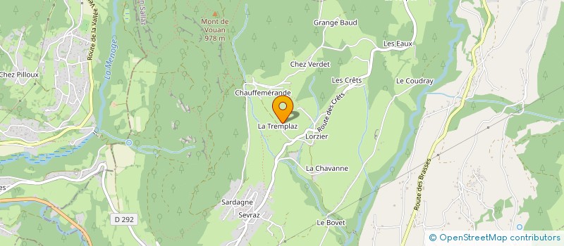 localisation de l'entreprise L'HIRONDELLE  BOGEVE