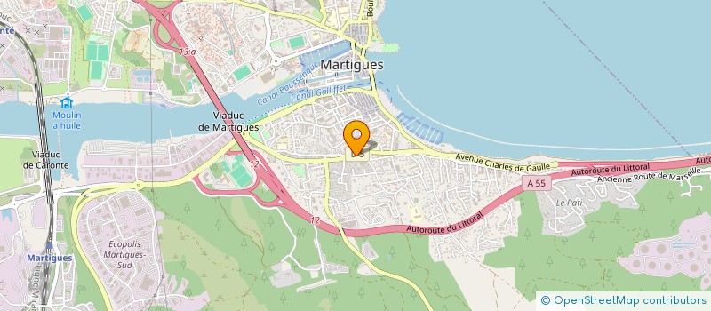 localisation de l'entreprise L HIRONDELLE à MARTIGUES