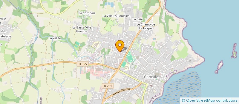 localisation de l'entreprise L'HIRONDELLE  CANCALE