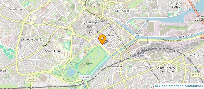 localisation de l'entreprise L'HIRONDELLE à CAEN