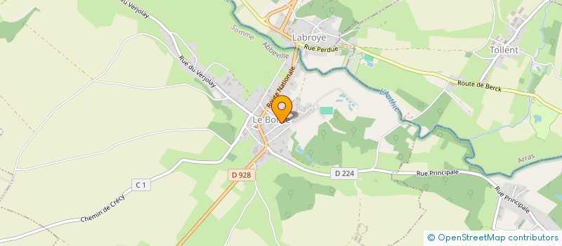 localisation de l'entreprise L'HIRONDELLE  LE BOISLE