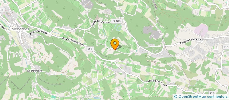 localisation de l'entreprise L'HIRONDELLE  MENERBES