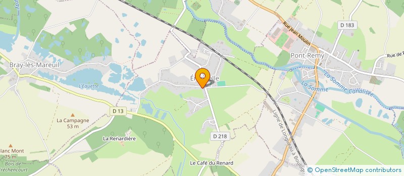 localisation de l'entreprise L'HIRONDELLE  ERONDELLE