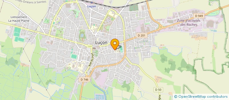 localisation de l'entreprise L'HIRONDELLE  LUCON