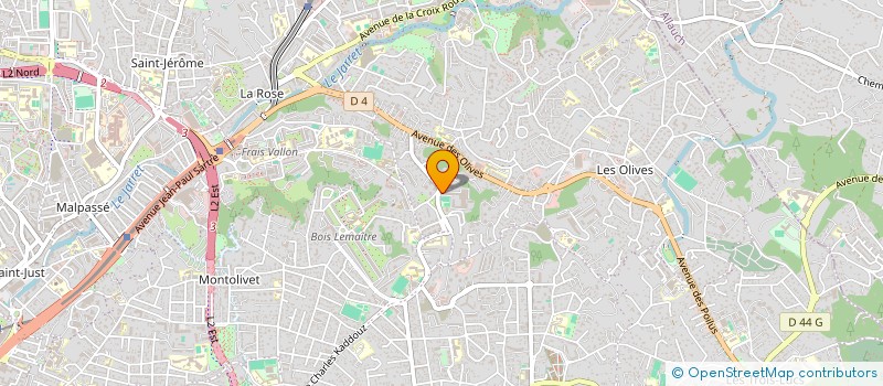 localisation de l'entreprise L'HIRONDELLE BLEUE à MARSEILLE