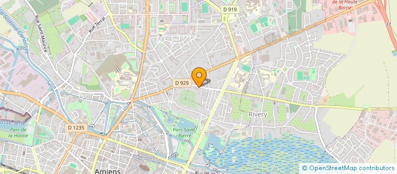 localisation de l'entreprise L'HIRONDELLE DE FRANCE à AMIENS