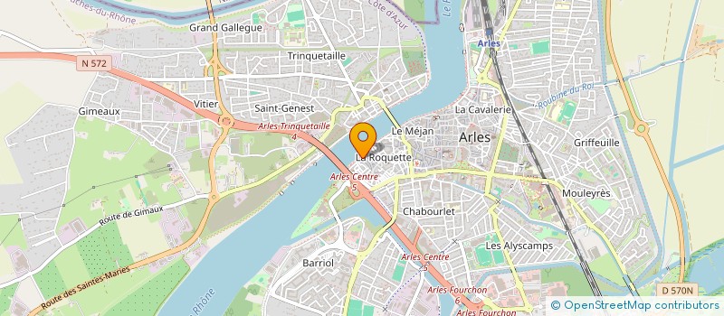 localisation de l'entreprise L'HIRONDELLE DES QUAIS à ARLES