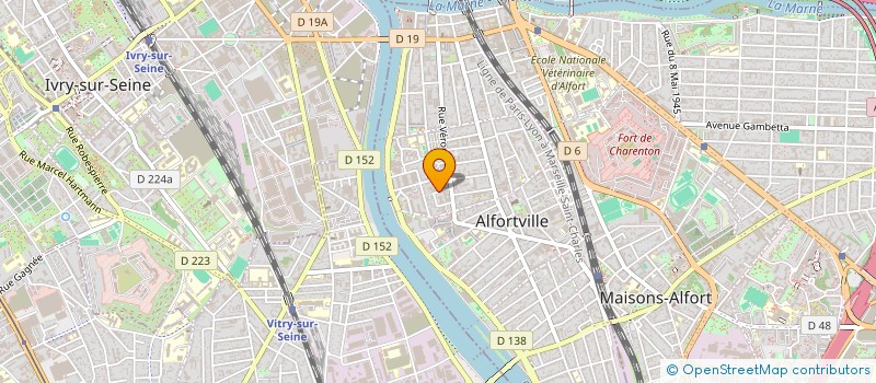 localisation de l'entreprise L HIRONDELLE ET LA COLOMBE à ALFORTVILLE