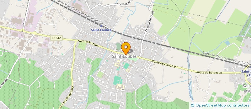 localisation de l'entreprise L' HIRONDELLE LOUBESIENNE  SAINT-LOUBES