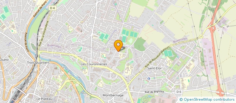 localisation de l'entreprise L HIRONDELLE POITEVINE à POITIERS