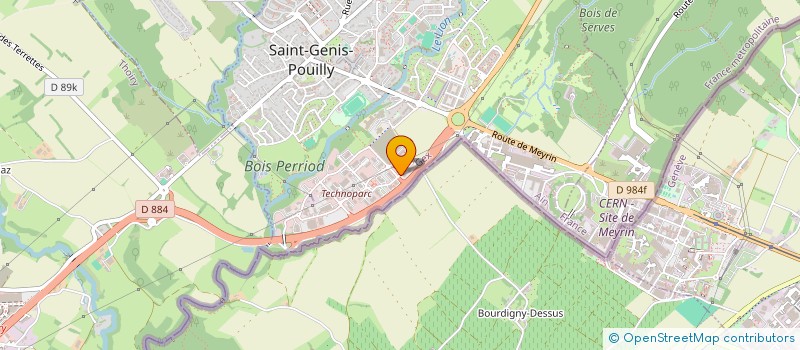 localisation de l'entreprise L'HIRONDELLE QUALITY  SAINT-GENIS-POUILLY