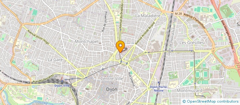 localisation de l'entreprise L'HISTOIRE AU PRESENT EN COTE-D'OR  DIJON