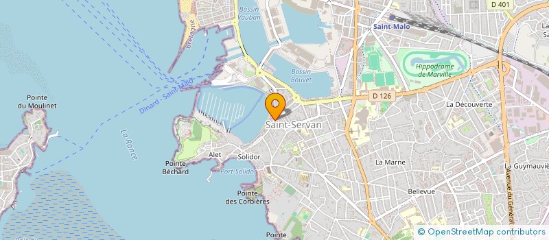 localisation de l'entreprise L'HISTOIRE D'OH !  SAINT-MALO